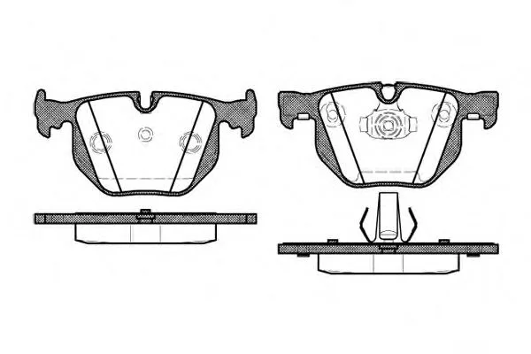 Колодки торм BMW E65/66 3.0-3.5 зад REMSA GDB1499