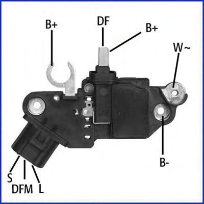 Реле зарядки FORD MONDEO II HUCO 130591