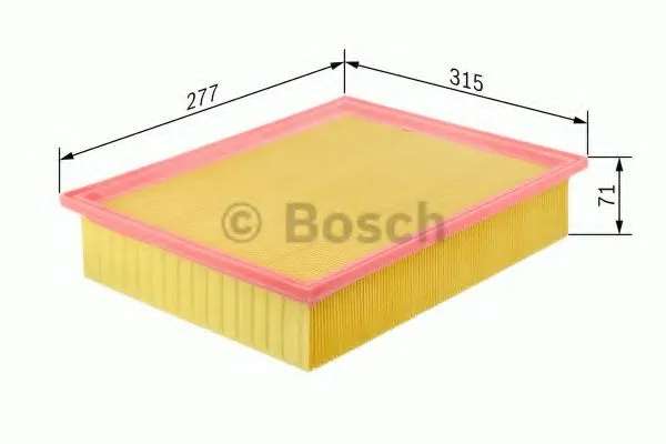 Фильтр возд MB SPRINTER/VW LT 96-06/VITO 00-03 BOSCH C32338