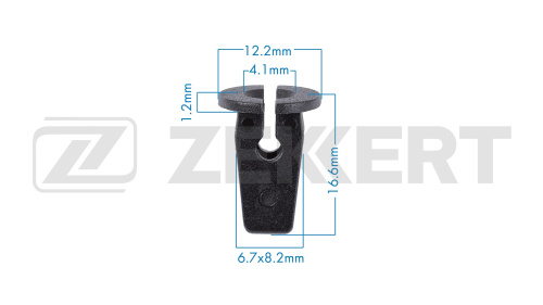 Пистон VAG ZEKKERT (втулка распорная 6.7x8.2)