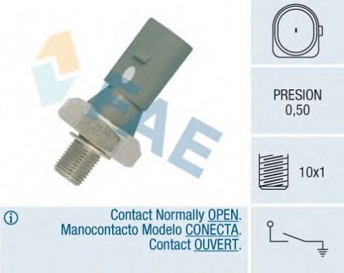 Датчик давл масла VAG FAE 12882=19016=1800134 (серый)