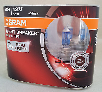 Автолампа H8 OSRAM (+20% NIGHT BREAKER LAZER)