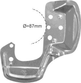 Пыльник торм диска OPEL VECTRA A пер лев OE