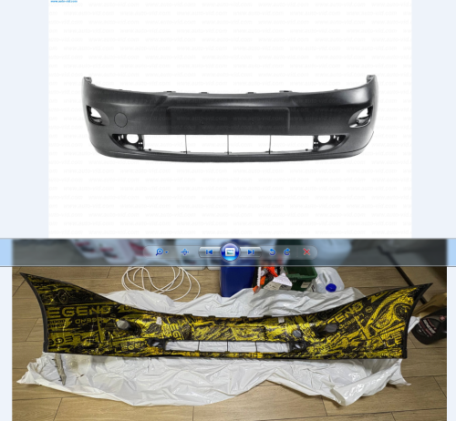 Бампер FORD FOCUS 98-01 перед EUROBUMP (уценка/проклеен шумкой изнутри)