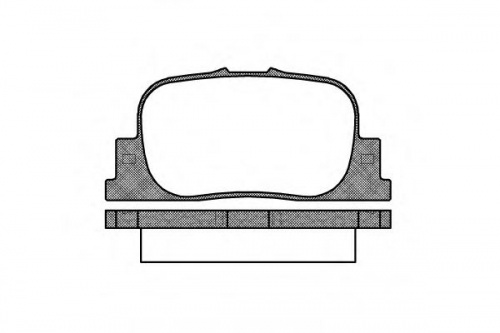 Колодки торм GEELY FC/TOYOTA CAMRY V20/BYD F3/LIFAN SOLANO зад МАРКОН GDB3278