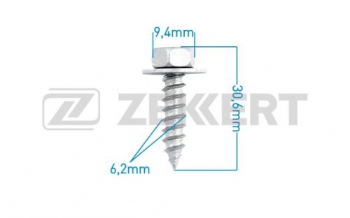 Пистон TOYOTA ZEKKERT (саморез с шайбой/m6x25)