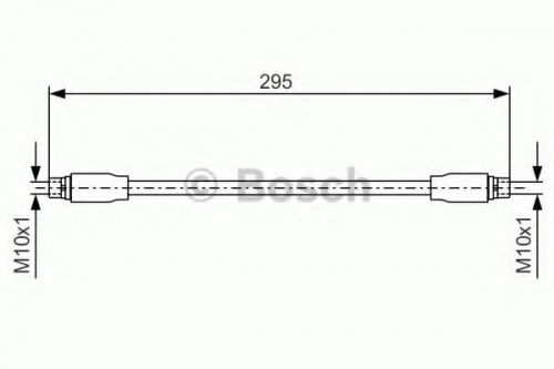Шланг торм VAG A4/A6/PASSAT B5 пер BOSCH 14042=H8035