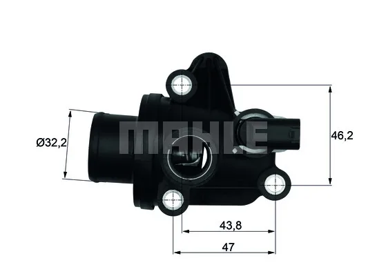Термостат MB W168 1.4/1.6/1.9 07/97-07/05 MAHLE