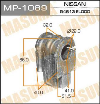 Втулка стаб NISSAN TIIDA 07- пер MASUMA (22mm) NSB-C11XF