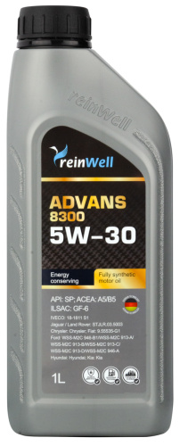 Масло мот ReinWell 5W30 (A5/B5) 1L