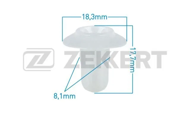 Пистон FORD ZEKKERT (втулка распорная/8.1mm)