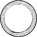 Прокладка глушителя TOYOTA OE 256-288 (кольцо)