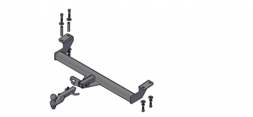 Фаркоп CHERY TIGGO T11 11- 2WD ТРЕЙЛЕР (без электрики/1000/50kg)