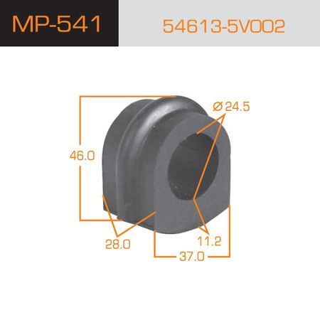 Втулка стаб NISSAN SERENA C24 пер MASUMA (25mm) NSB-023