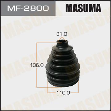 Пыльник ШРУСа TOYOTA LC200 наружн MASUMA (31x110x136)