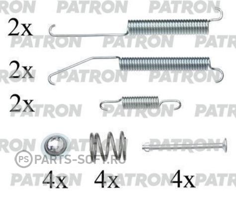 Р/к колодок MITSUBISHI L200 -07 задн PATRON (для GS8691)