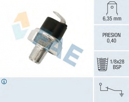Датчик давл масла MITSUBISHI FAE 11730