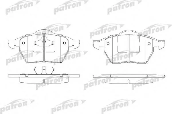 Колодки торм VAG пер PATRON GDB1275=239020