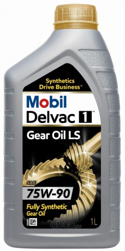 Масло тран MOBIL 75W90 Gear Oil LS 1L (в мост)