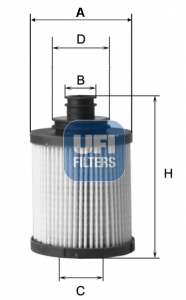 Фильтр масл GM UFI