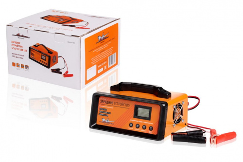 Зарядное устройство AIRLINE 5/10/15/20А 12В, LCD дисплей (импульсное/автомат)