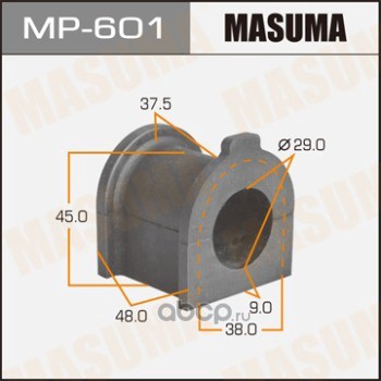 Втулка стаб TOYOTA LC120 пер MASUMA (29mm)