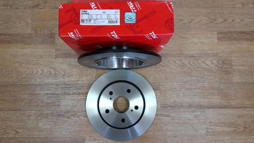 Диск торм TOYOTA COROLLA 06- задн TRW