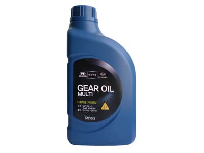 Масло тран HYUNDAI XTEER 80W90 GEAR OIL 1L (в мост/GL5)