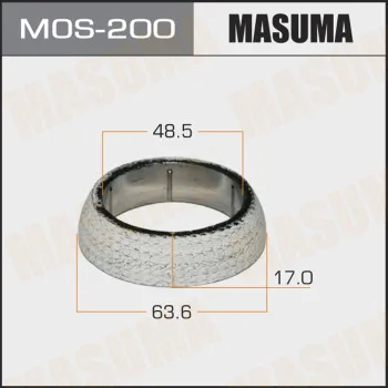 Прокладка глушителя TOYOTA MASUMA (кольцо/48.5x63x6x17)