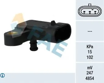 Датчик абсолютного давления DAEWOO MATIZ 0.8 550390