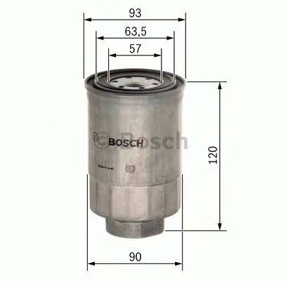 Фильтр топл HONDA D BOSCH KC256D