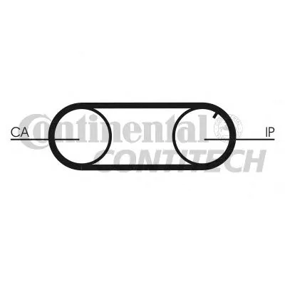 Ремень ГРМ AUDI 100 2.0D CONTI 5034