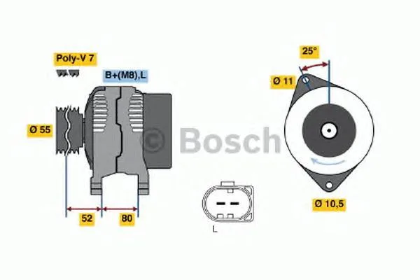 Генератор FIAT DUCATO 2.3 STARTVOLT (110A)
