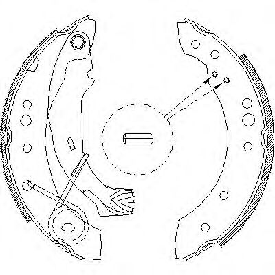 Колодки торм CITROEN C3 зад RH GS8467