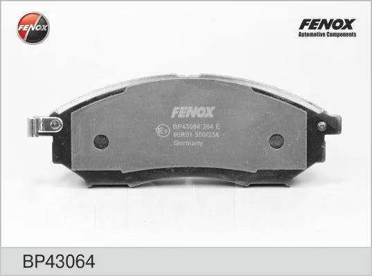 Колодки торм NISSAN PATHFINDER/NAVARA/QASHAQAI +2 пер FENOX GDB3392=285214