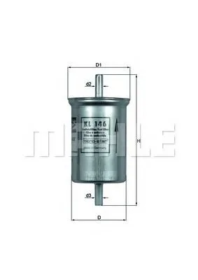 Фильтр топл HYUNDAI/RENAULT MAHLE WK6012=WK6013=3156200