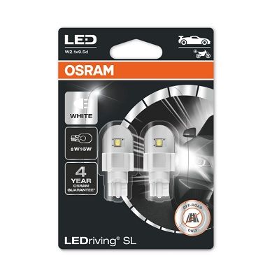 Автолампа LED W16W OSRAM (пара/6000K)