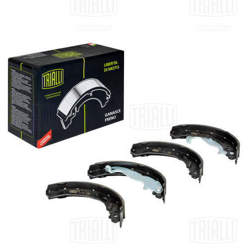 Колодки торм FORD FIESTA 08-/MAZDA 2 зад TRIALLI GS8814