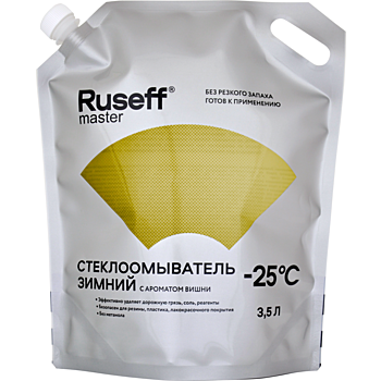 Жидкость стеклоомывателя RUSEFF -25 3.5L (аромат вишни)