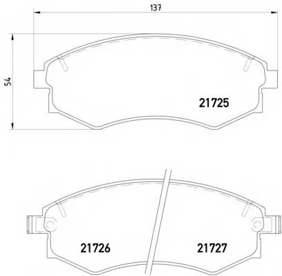 Колодки торм SSANGYONG KORANDO пер HSB GDB3365=231805=D11053M