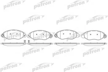 Колодки торм FORD TRANSIT 00-07 пер PATRON GDB1461=277212