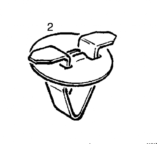 Пистон GM OE (отделки кузова)