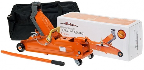 Домкрат подкатной 3т в сумке AIRLINE