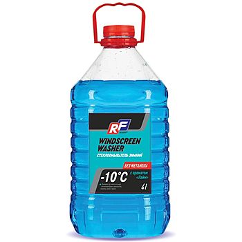 Жидкость стеклоомывателя RUSEFF -10 4L (аромат лайма)