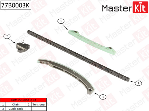 Р/к ГРМ FORD 1.8-2.0 MASTERKIT