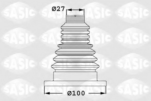 Пыльник ШРУСа VAG внутр SASIC 304203