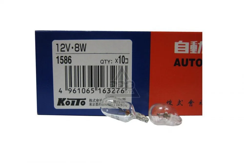 Автолампа W8W 12v KOITO (T5)