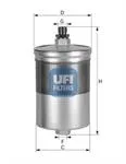 Фильтр топл MB UFI WK830/3