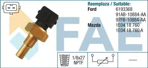Датчик темп. ОЖ FORD FAE 33260