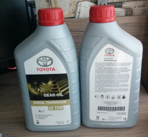 Масло тран TOYOTA 75W LV GL4 OE 1L (в робот)